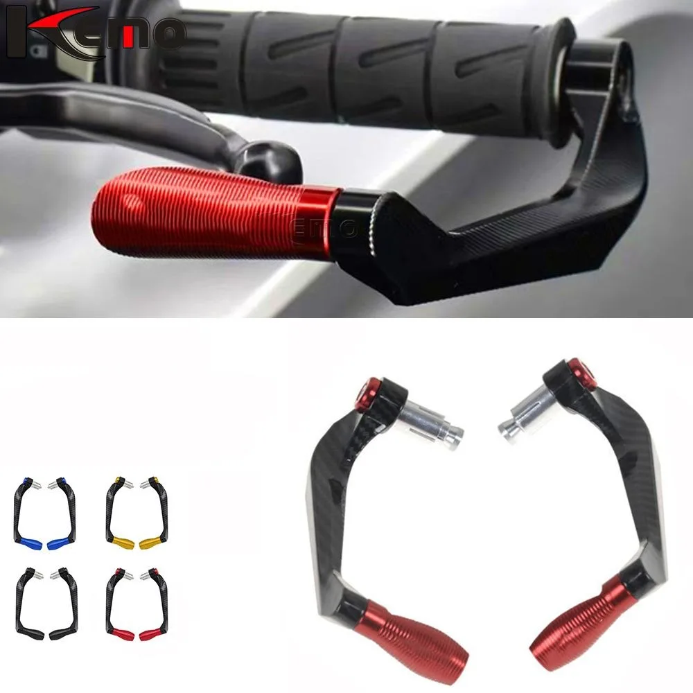 Anti-fall Motorcycle Handguards 16mm Universal Stripe Brake Lever Guard Lightweight Retrofit Accessories Clutch Lever Guard
