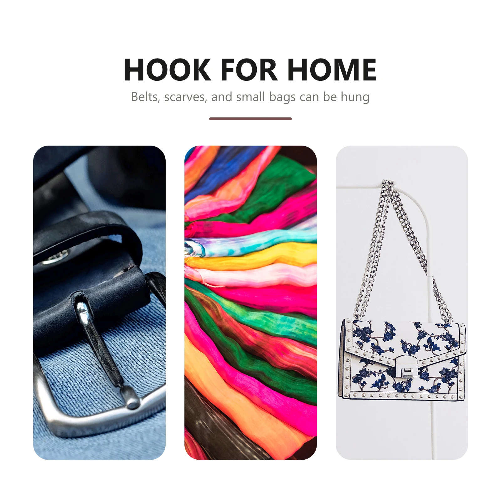 

12 Hooks Rotating Rack Tie Hanger Belt Hanger Stainless Steel Closet ganizer Rotating Head Tie Rack Storage Solution