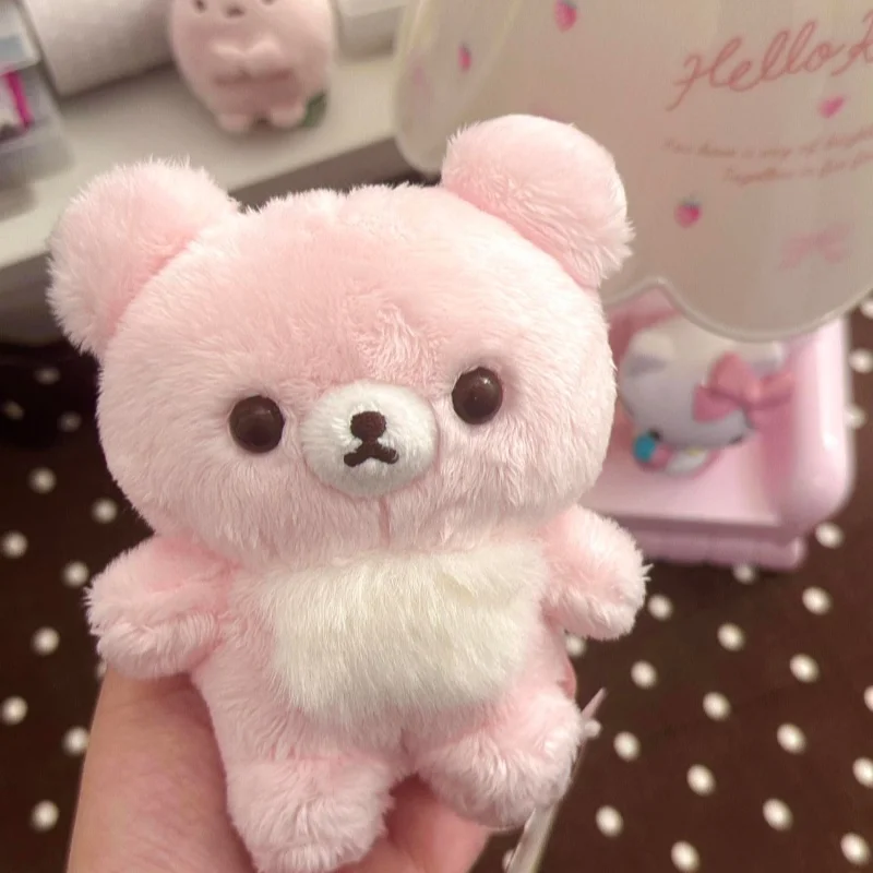 

Плюшевая игрушка Rilakkuma Sweet Pink Chairoikoguma к 10-летию, мультяшный медведь, розовая мягкая игрушка, подарок на день рождения для детей