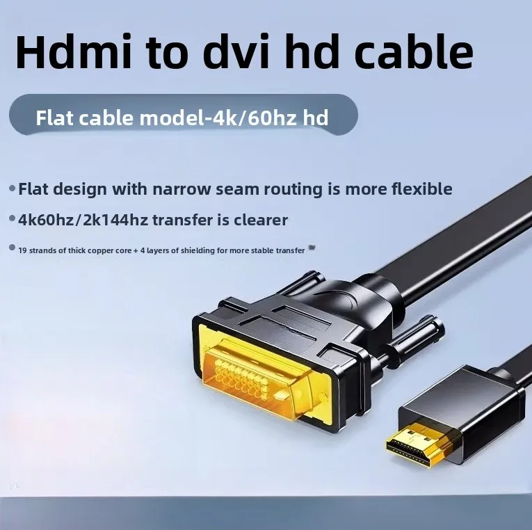 For UGREEN HDMI to DVI Cable HD106 for PC Monitor TV Projector