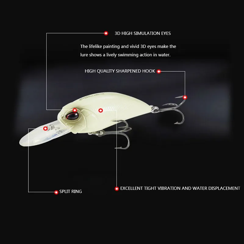 Crankbait الصيد إغراء 2 قطعة 87 مللي متر 15.5 جرام الاصطناعي الطعم الثابت المياه المالحة الغوص العميق Wobblers Jerkbaits صيد السمك كرنك الطعوم