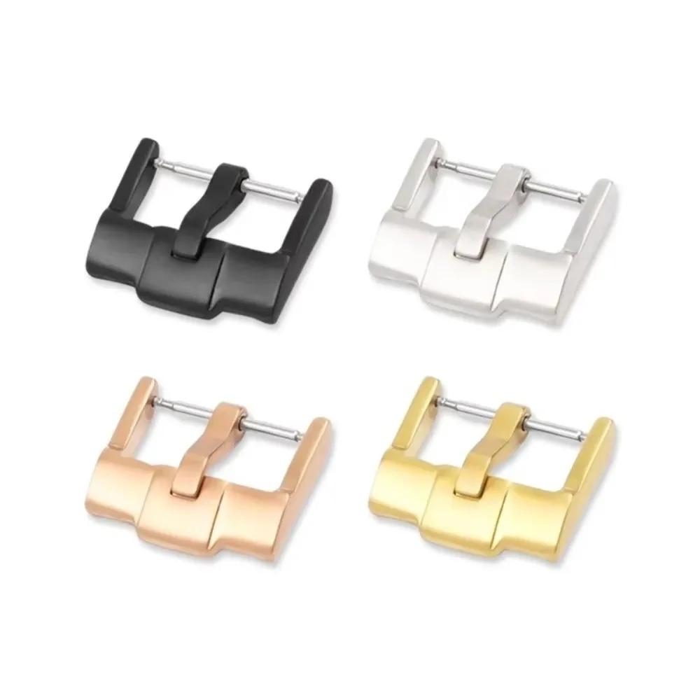 New 316 Stainless Steel Watch Clasp Metal Pin Buckle Watch Pin Buckle Watchband Clasp Watch Repair Accessories