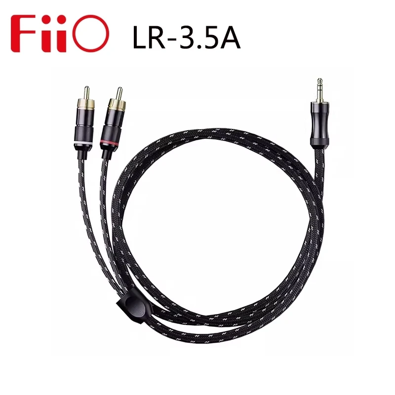 FiiO LR-3.5A dual RCA Lotus male to 3.5mm male audio cable for SP3 speaker