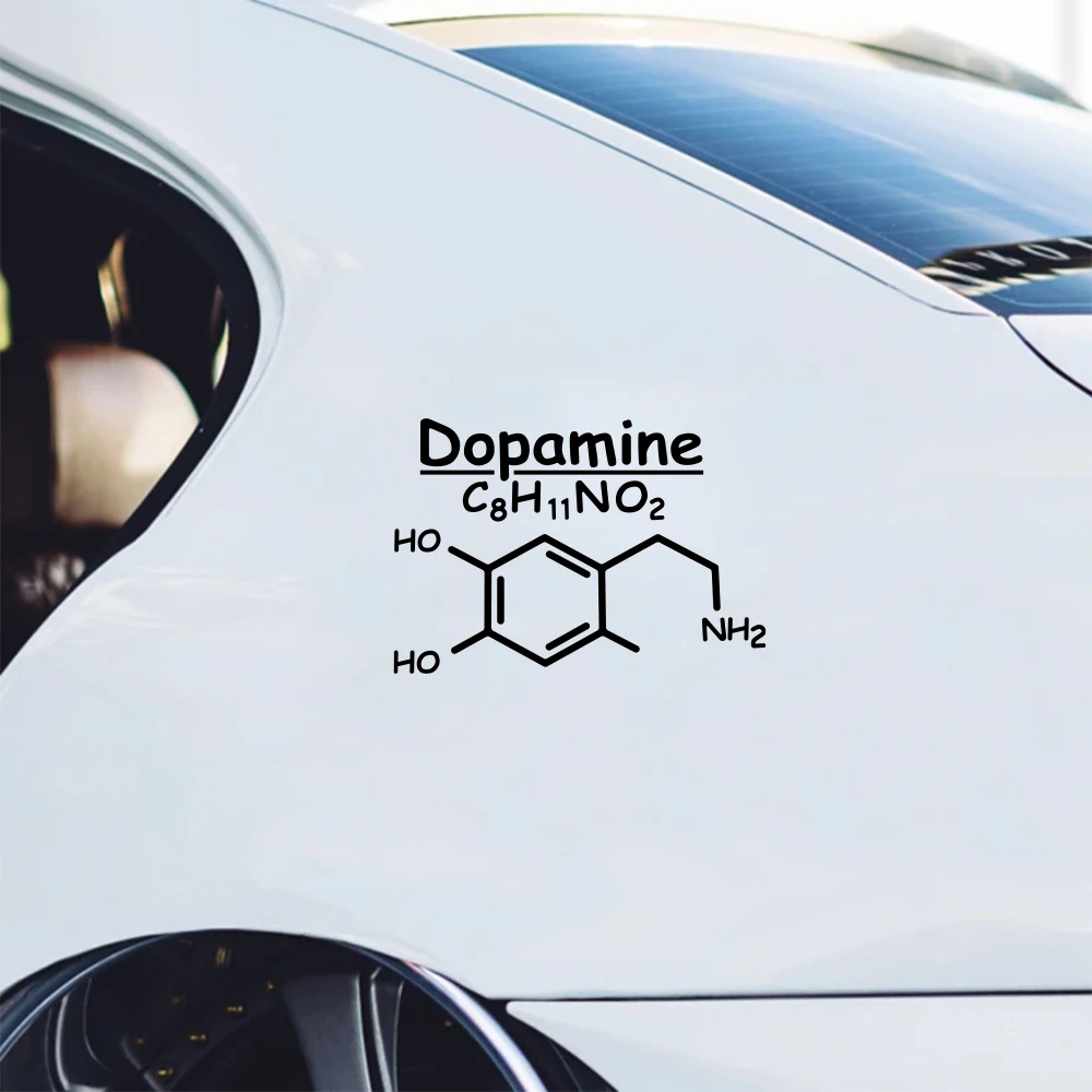 

Dopamine C8H11NO2 Car Stickers Waterproof Auto Window Truck Motorcycle Vinyl Decals Car Exterior Decoration Styling Accsesories