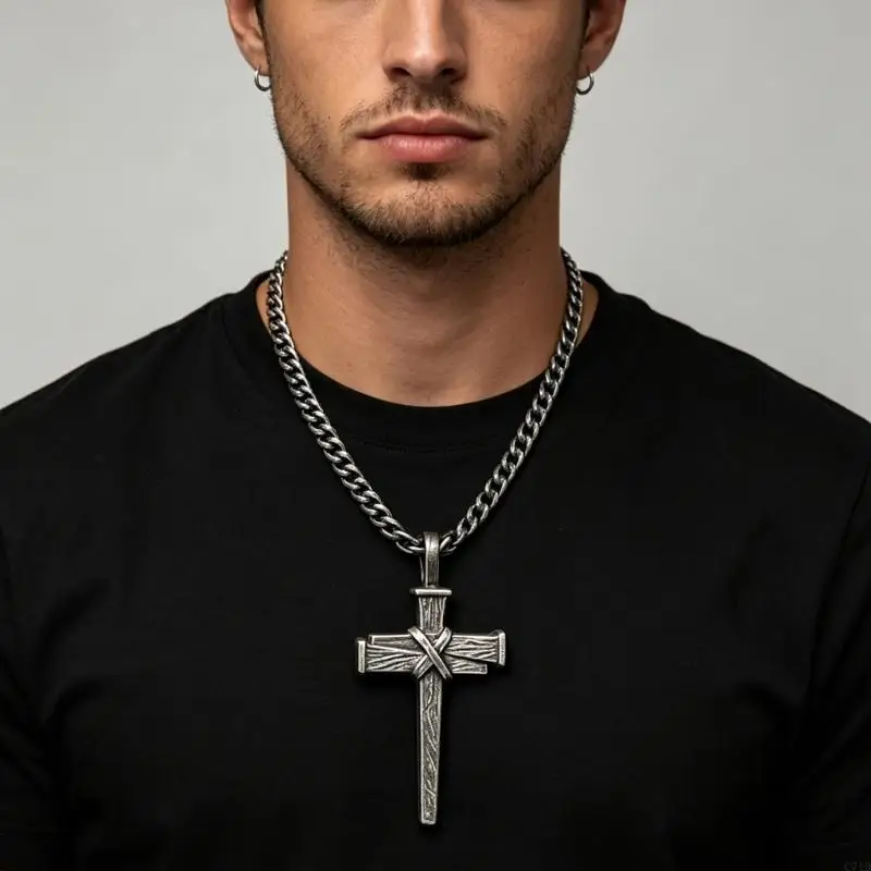  Gothic Crosses Pendant Necklace Vintage Styles With Adjustable Chain
