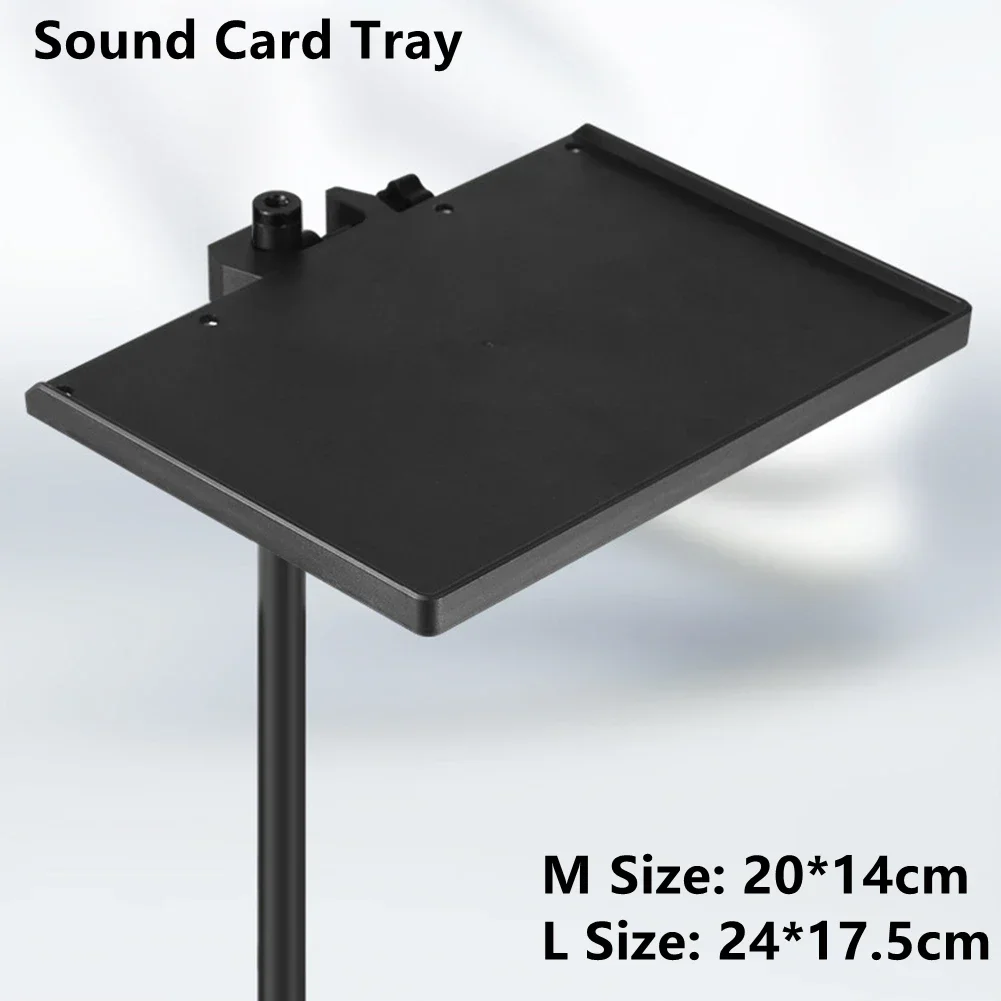 Sound Card Tray Universal Live Microphone Stand Sound Card Tray Clip Holder For Live Tripod Bracket Mic Holder Part Accessories