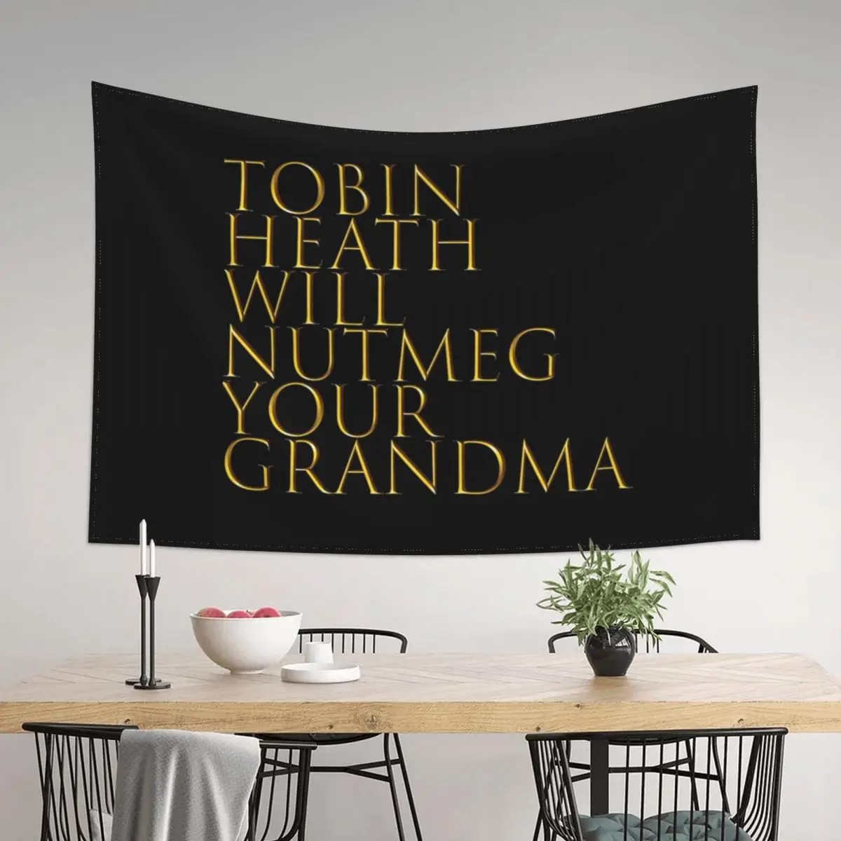 

Tobin Heath Will Nutmeg Your Gran Tapestry For Bedroom Home Decor Accessories Outdoor Decor Wall Decorations Tapestry