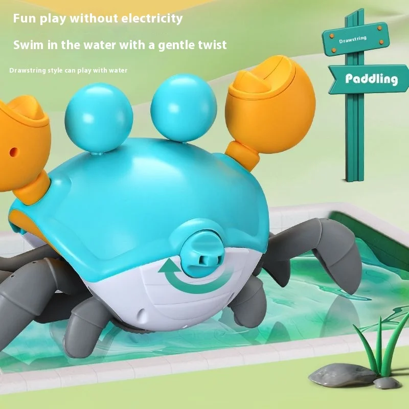 Dansende krab Ontsnappen Krabben Baby Kruipende krab Muzikaal dansen Bewegend speelgoed Weglopen Speelgoed voor baby\'s Kruipen Interactief speelgoed