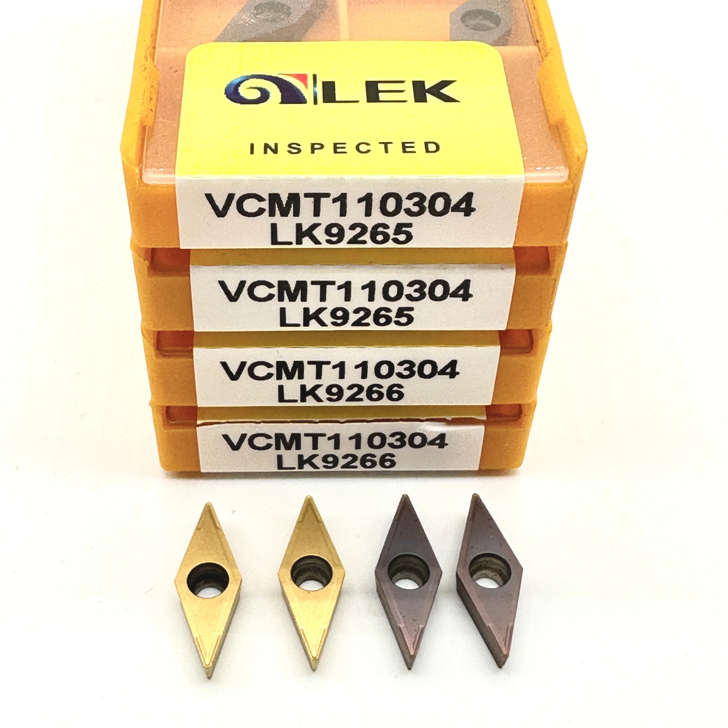 VCMT110304 LK9265/LK9266 عالية الجودة كربيد إدراج أداة تحول داخلية مخرطة أداة CNC تحول إدراج معالجة الصلب