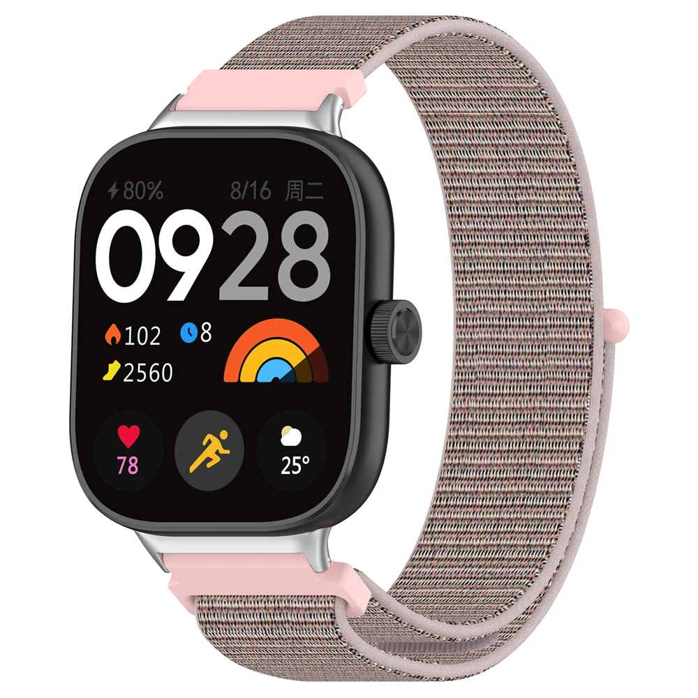 สายนาฬิกาสําหรับ Redmi Watch 4 5 / Xiaomi Band 9 Pro อุปกรณ์เสริมกีฬาทอ Velcro สายคล้องสร้อยข้อมือ