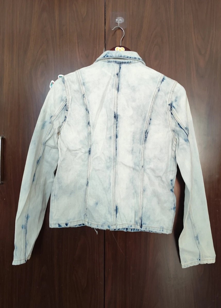Foreign trade Spain original single autumn and winter printing embroidery fashion small suit
