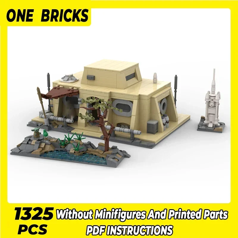 Star Movie Model Moc Building Bricks Cabin Outside Desert City Technology Modular Blocks Gifts Christmas Toys DIY Sets Assembly