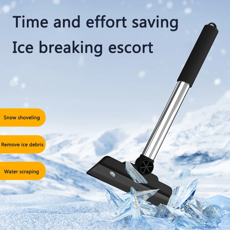 Car Snow Brush Cleaning Shovel Glass Ice Scrapers Tool For Hyundai HB20 KONA i20 i10 IONIQ Elantra Palisade Sonata Grandeur view 4