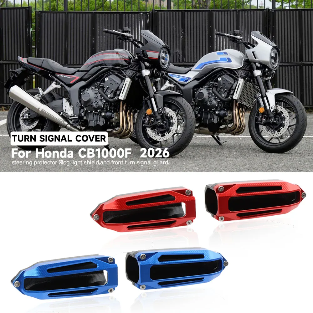 Motorcycle CNC Front Turn Signal Rear Steering Light Protection Shell Anti-Collision Cover For Honda CB1000GT CB1000 GT 2026-