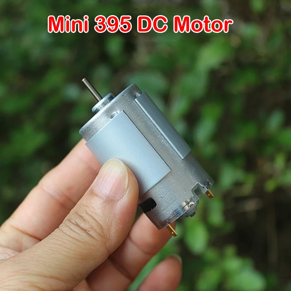 RS-395 Micro 28mm Electric Motor 30W DC 12V 14.4V 24V 19000RPM High Speed Carbon Brush Motor DIY Hobby Toy Car Model Hair Drier