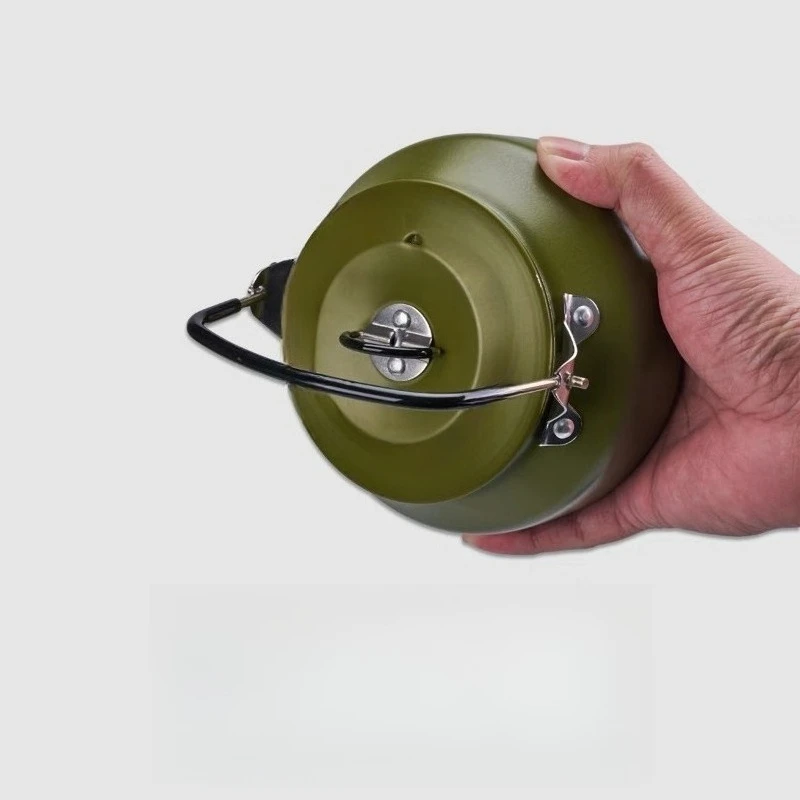 

Camping Hiking Hand-brewed Coffee Stainless Steel Outdoor Large Capacity Kettle 1L