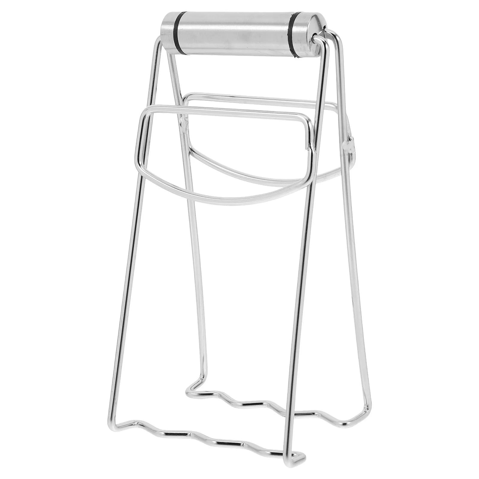 Stainless Steel Folding Hot Dish Plate Clip Retrieving Tongs Metal Bowl Gripper Anti Scalding Plate Holder Microwave Oven Air