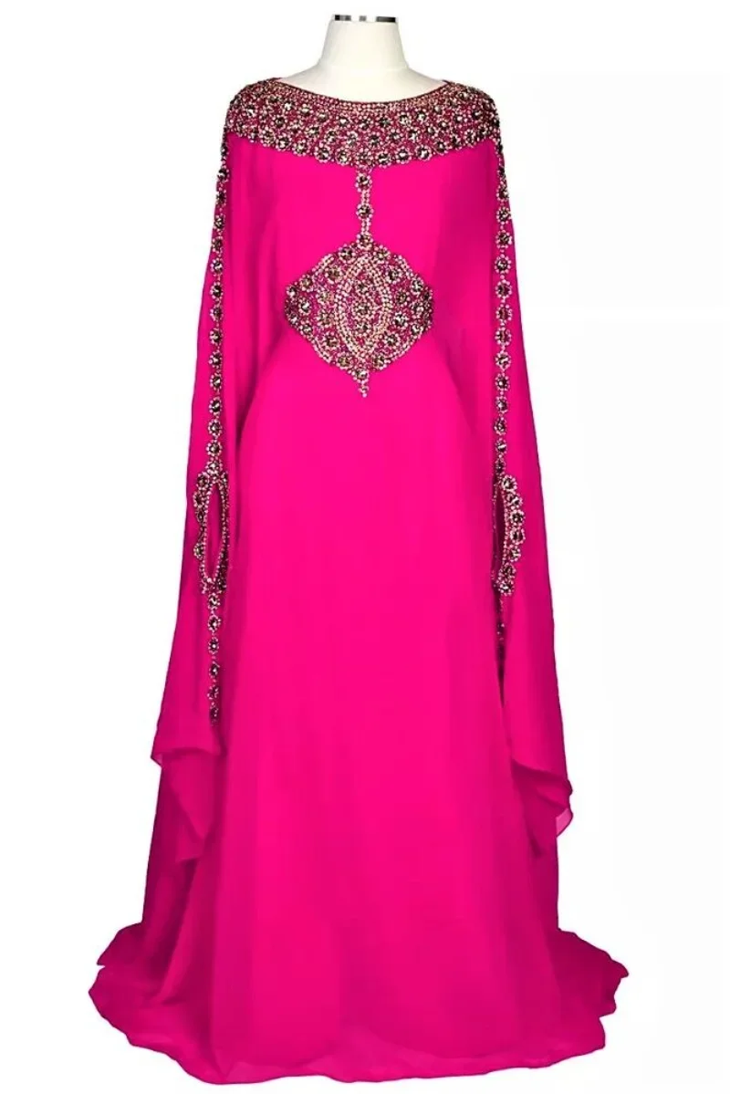 

Dubai Dress Farasha Islamic Long Gown Dress Exquisite Long Fashion Caftans