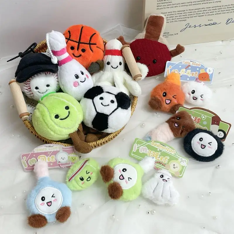 ตุ๊กตาผ้าพลัฌซีรีส์เกมส์เจลลี่ ซีซี บอล น่ารัก รูปทรงบาสเก็ตบอล ฟุตบอล นุ่มนิ่ม การ์ตูน ของเล่นเด็กสุดฮิต พวงกุญแจ ของขวัญเทศกาล