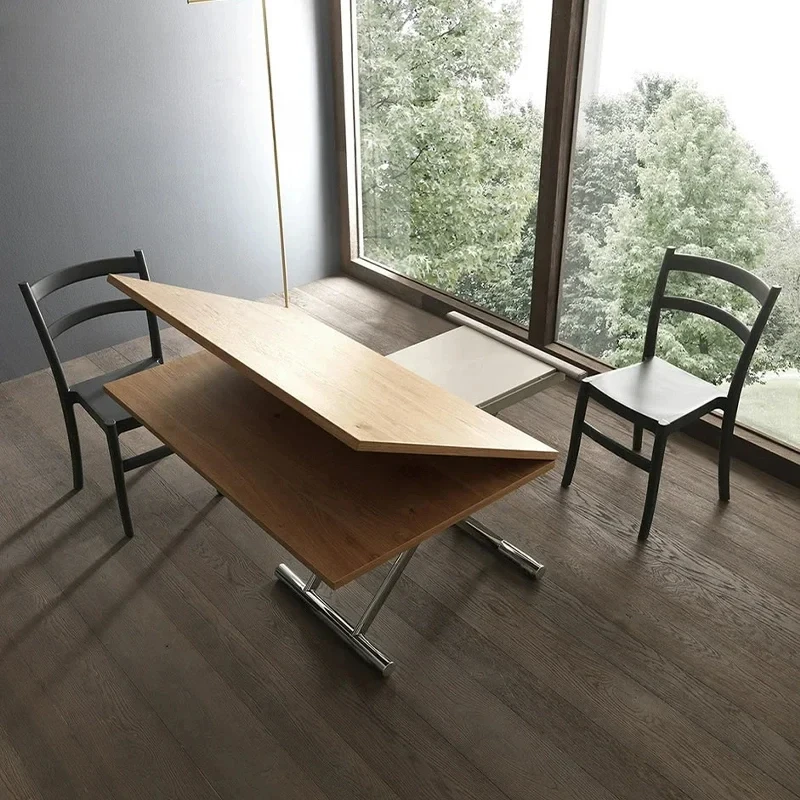 

high quality h ple, multi-functional lifting coffee , varile integrated dual-purpose, square dining tle