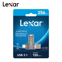 lexar JUMPdrive D400 USB Type-C Multiful Memory Stick High Speed Flash Drive 256GB 128GB 64GB 32GB USB3.1 up to 130MB/s Udisk