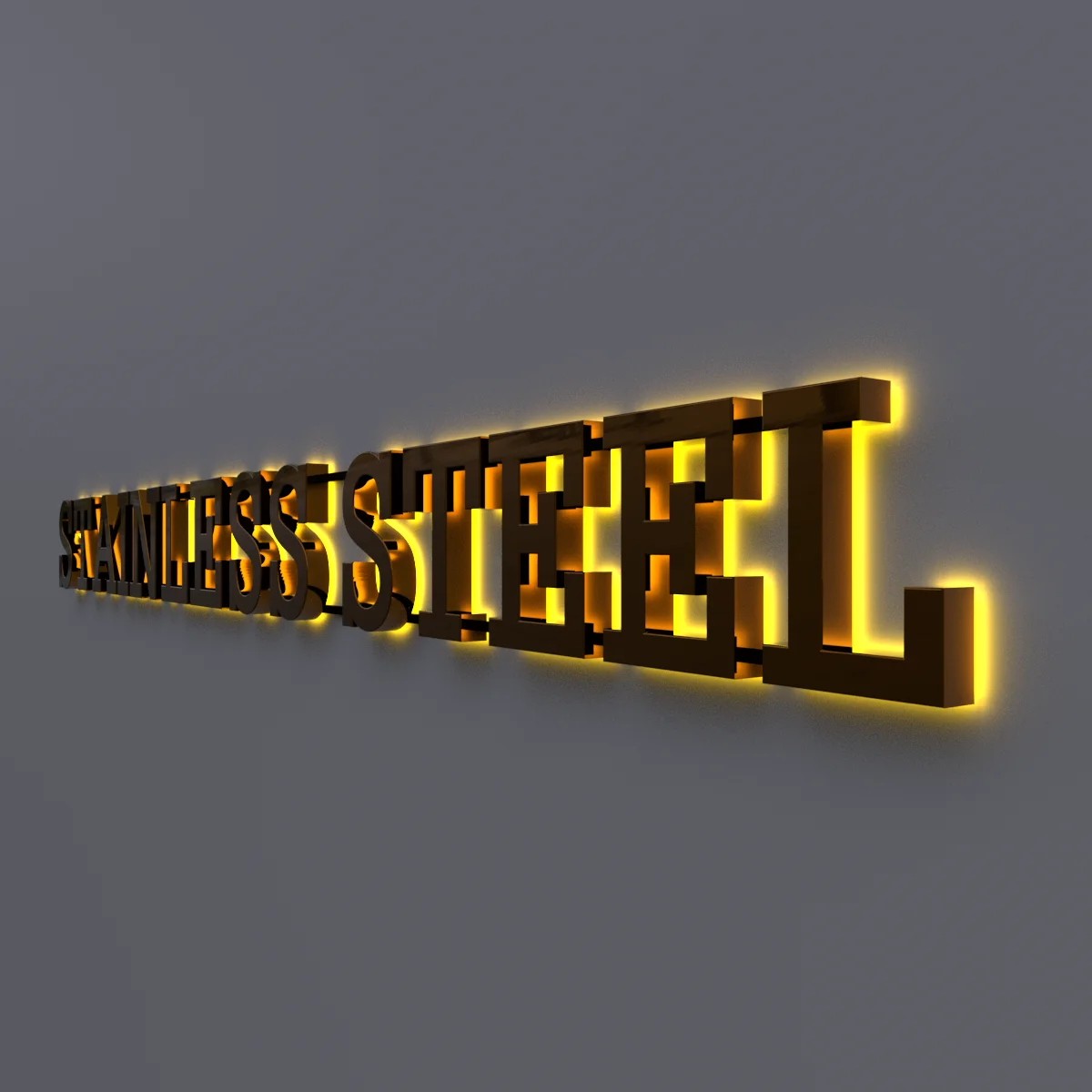 Light up Numbers Professional Custom Outdoor 3d Lighted House Number Sign Letters Led Backlit Stainless Steel Number