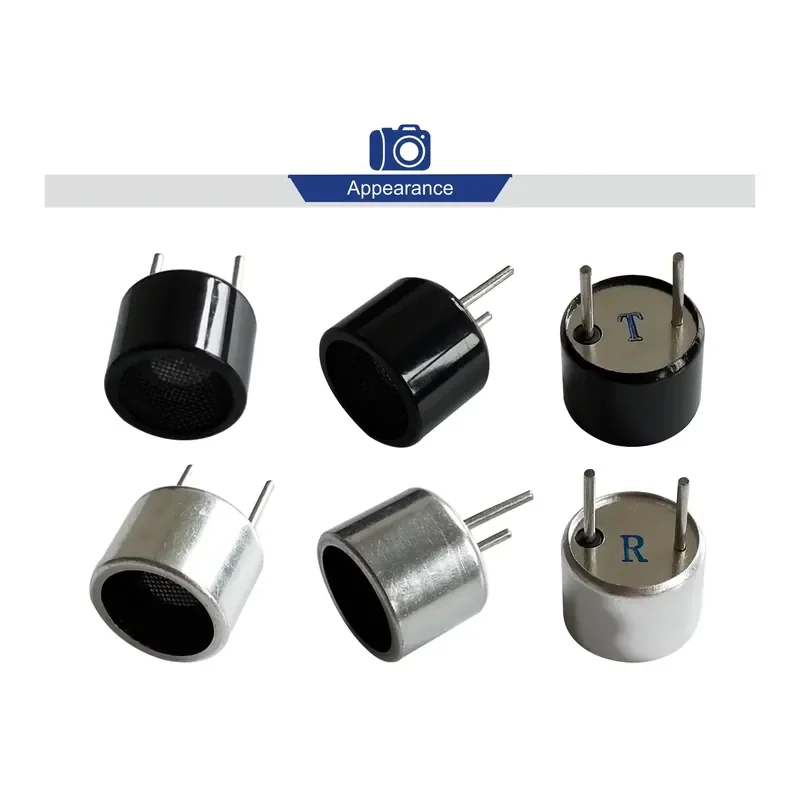 D40A16 16mm 40kHz Open Type Aluminum Case Ultrasonic Sensor for Distance Detection