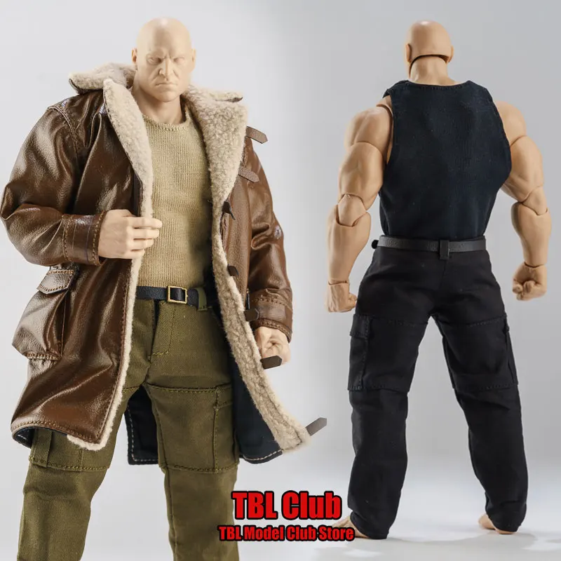 In Stock 1/12 Male Soldier Casual Wide Shoulder Strap Vest Mao Collar Jacket Multi Pocket Pants Fit 7inch Action Figure Doll