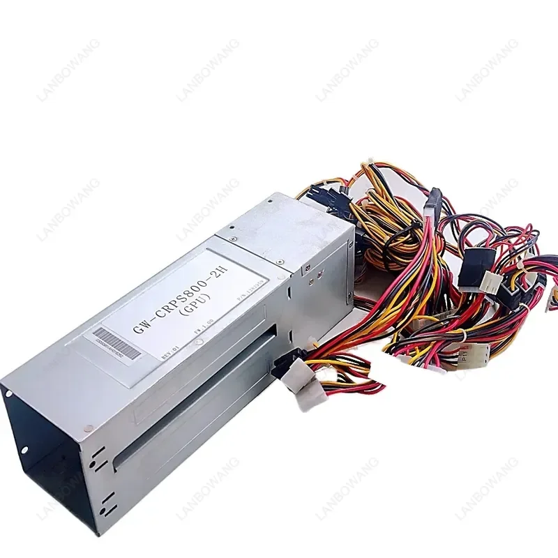 800W 1200W 1600W CRPS Redundant Dual Power Supply, 2U 4U Server Silent PSU, Dual GPU Support