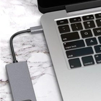 5 In 1 USB C Hub Type C To 4K -compatible Adapter RJ45 Network 100M Ethernet Lan Charger Port Adapter For Macbook Pro