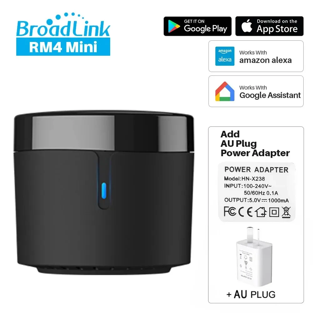 BroadLink RM4 mini Smart infrarossi telecomando a infrarossi aria condizionata telecomando vocale smart home