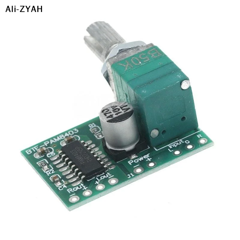 【YS3】1/3Pcs 2 * 3W Volume Control With Potentionmeter Mini PAM8403 DC5V 2 Channel USB Digital Audio Amplifier Board Module