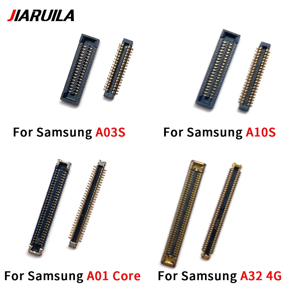 Good quality For SamsungA02S A01 A03 Core A03S A10S A32 4G 5G LCD Display Screen FPC Connector Port On Mainboard Flex Cable