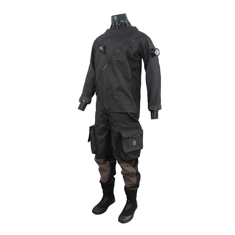 Full dry wetsuit water rescue waterproof and cold proof engineering operation salvage warm drying equipment