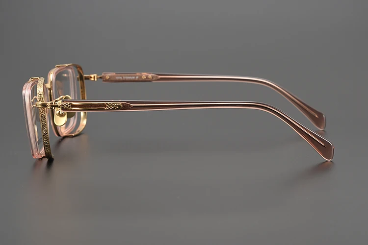 Titan Schildkröte Lesebrille Männlich Handgemachte Schmale Brillen Rahmen Anti Blaues Licht Gläser +1,0 1,5 1,75 2,0 – Detail 15