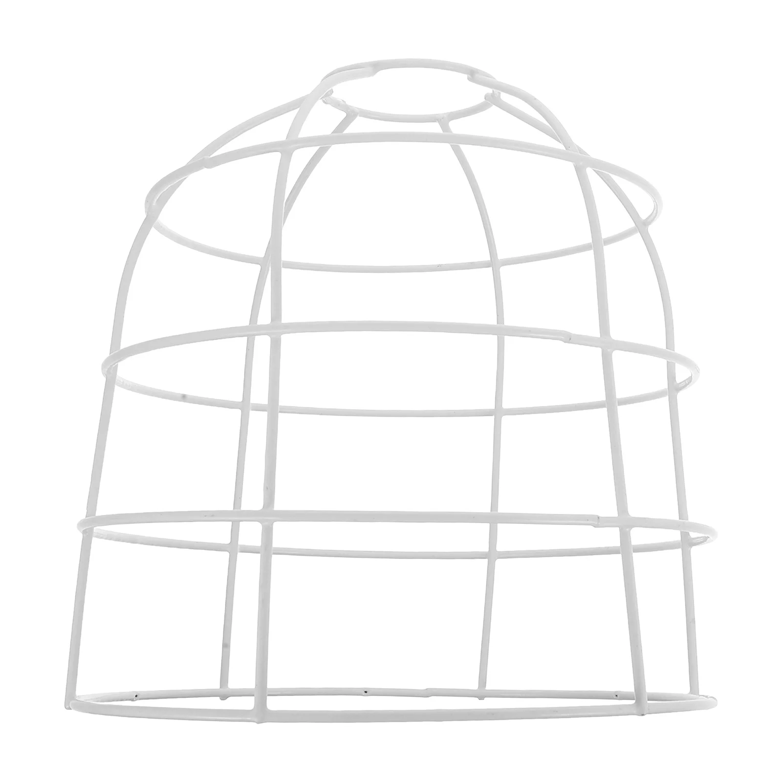 

Металлический каркас абажура Прочная проволочная защита лампы для подвесных гирлянд Промышленный винтажный светильник Деревенский фермерский дом