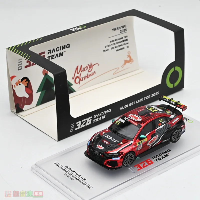 

KILOworks 1:64 RS3 LMS TCR легкосплавный автомобиль, литье под давлением и игрушечный транспорт, модель автомобиля, миниатюрная масштабная модель автомобиля, игрушки для детей
