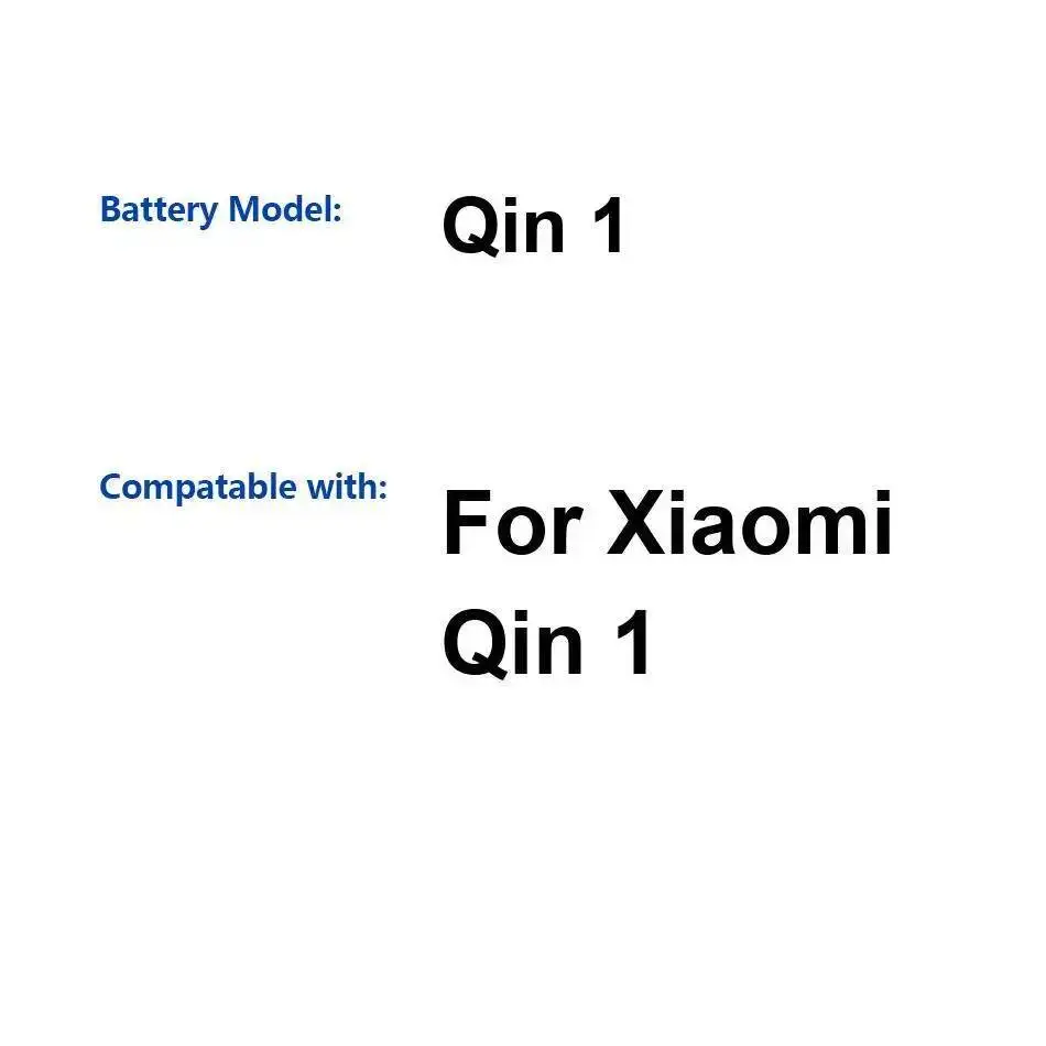 

Для Xiaomi Qin 1 надежный блок питания 1480 мАч аккумулятор мобильного телефона замена премиум-класса