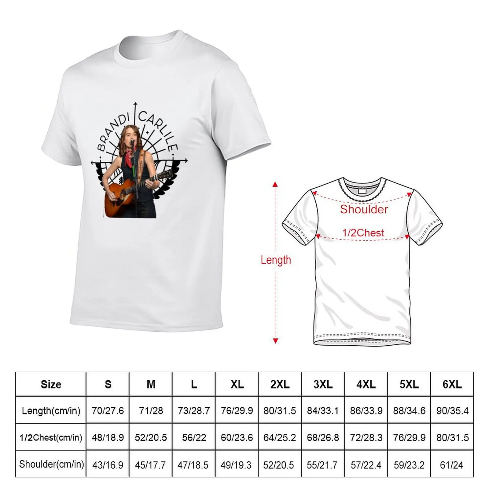 Brandi Carlile American Best Musician T-Shirt anime tshirt t shirts with prints T-Shirt