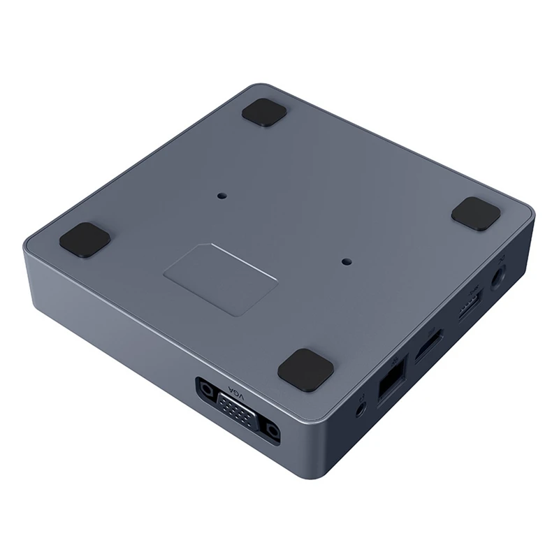 Mini PC M2 Air pour CPU N4000 Win11, 6 Go de RAM, 128 Go, Dean Touriste-Band, WiFi, VGA, Ordinateur Portable, BTéclairé