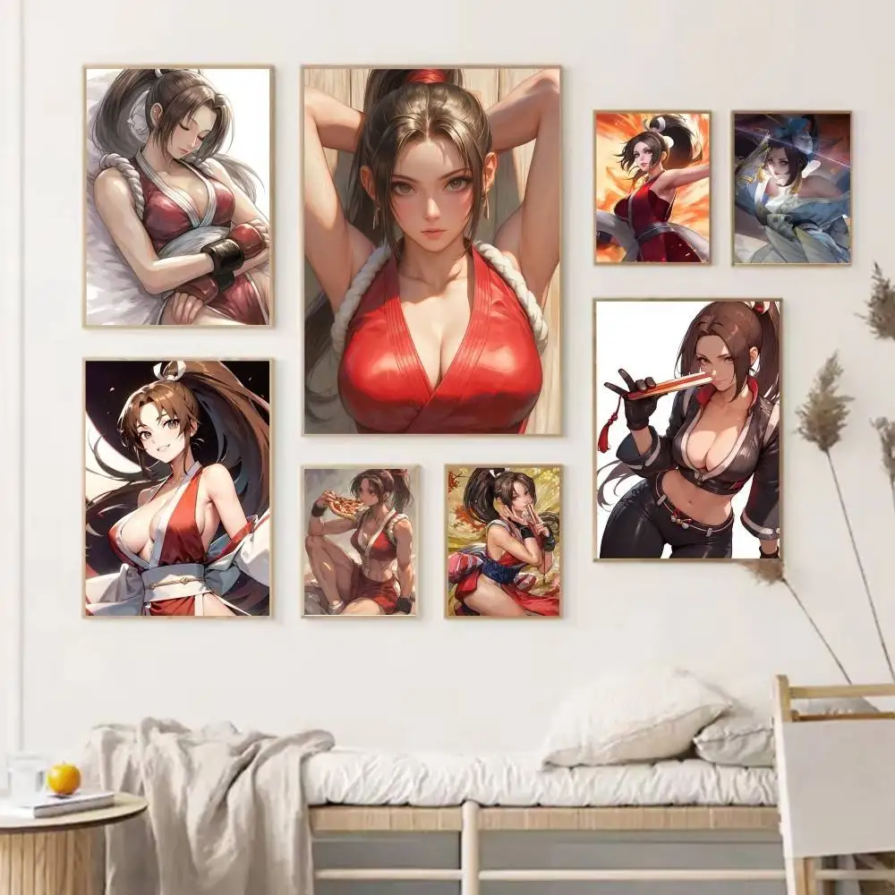 1PC Game Characters S-Shiranui Mai Anime Posters HD Print Vintage Wall Art Decor for Home Study Room