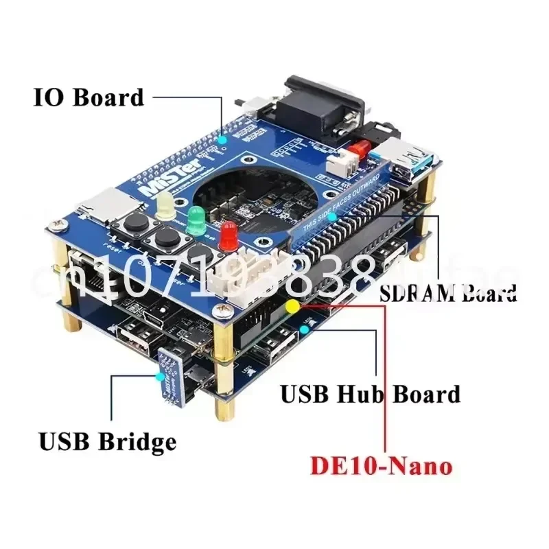 ملحقات Terasic DE10-Nano Mister DIY Metal Housing MisterFPGA IO Board Kit