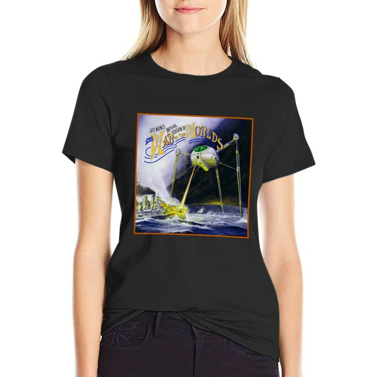 

waynes well world T-Shirt summer clothes graphics plus size tops sweat Women's tops