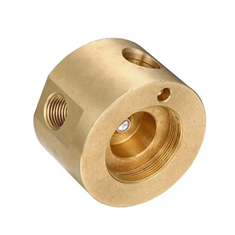 Professional Customized CNC Lathe Brass Connector Parts