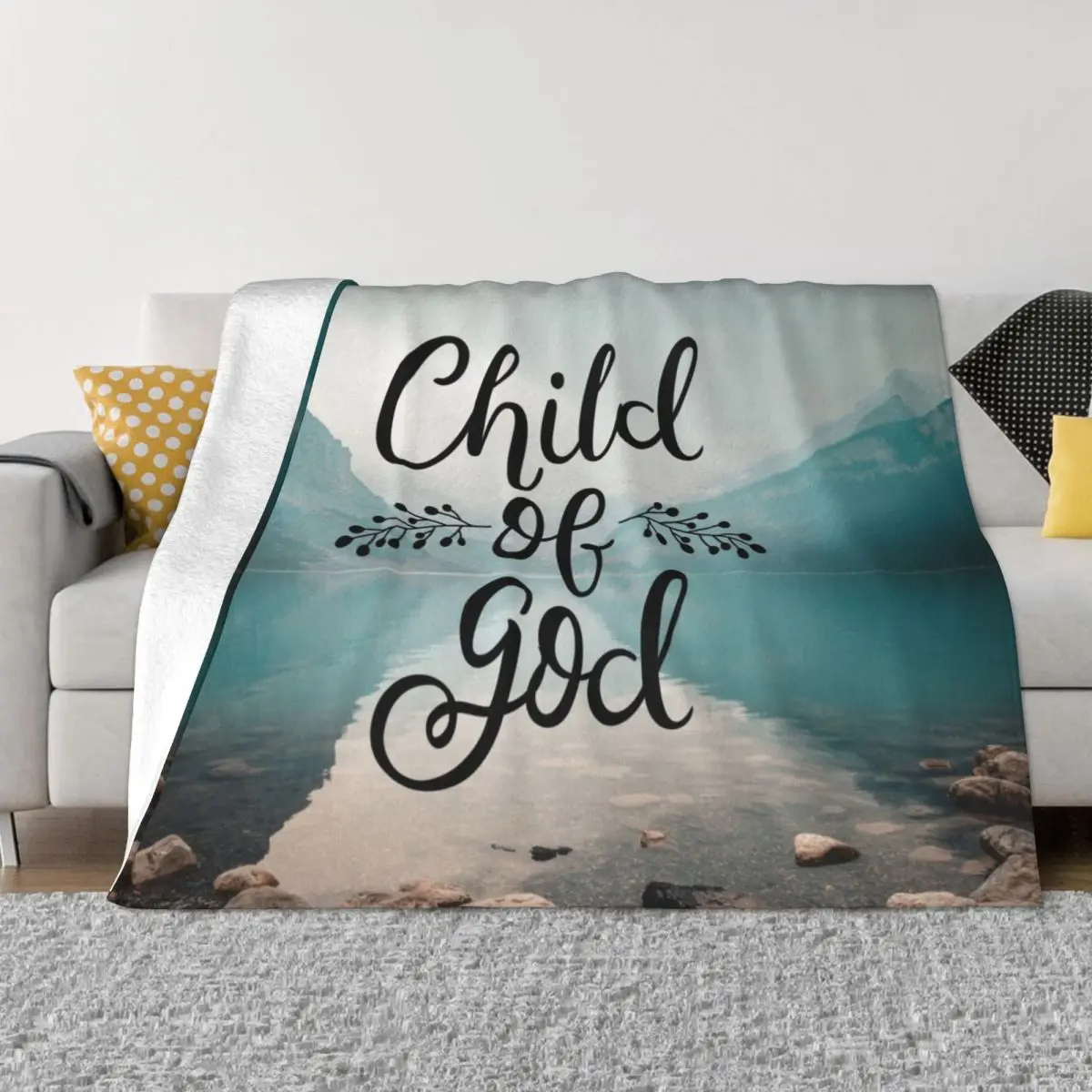 

Child Of God - Christian Design Throw Blanket Thin Blanket Fluffy Blankets Large