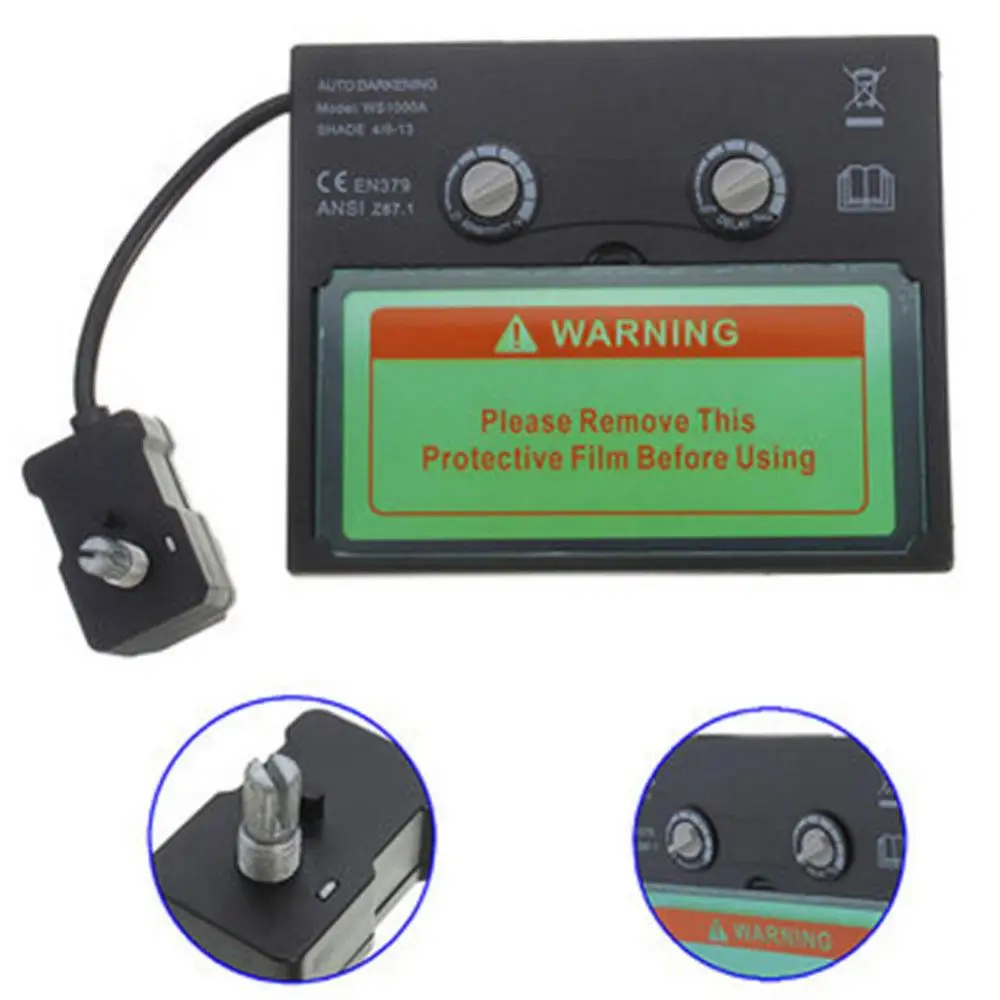Welding Helmet Front Lens Auto Darkening LCD Filter Shade Fast Recovery for Workshop Welding Gear