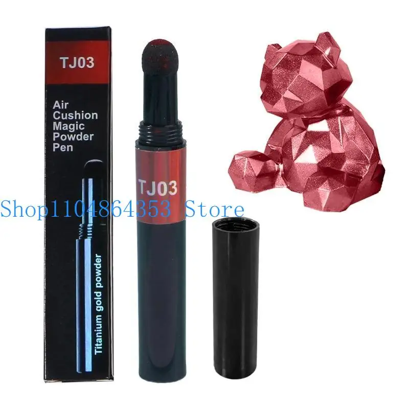 Luftkissen-Pulverstift, 12 Farben, Spiegeleffekt, Kunstharzgusswerkzeuge für DIY-Harz, Kunsthandwerk, Dekoration, Nagelkunst-Design