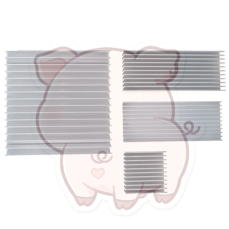 Extruded Aluminum Heatsink For High Power LED IC Chip Cooler Radiator Heat Sink