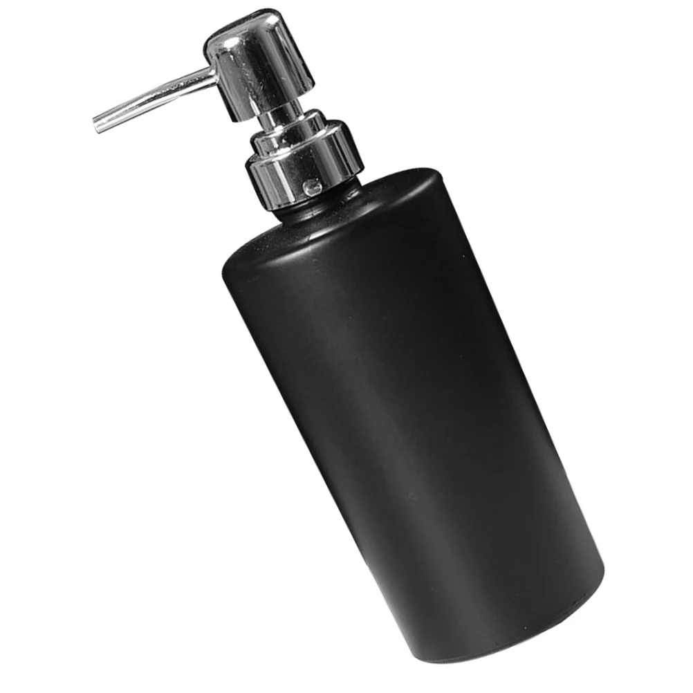 

Refillable Soap Dispenser with Pump Stainless Steel Press Type for Liquid Hand Soap Shampoo Lotion Storage Home Office Decor