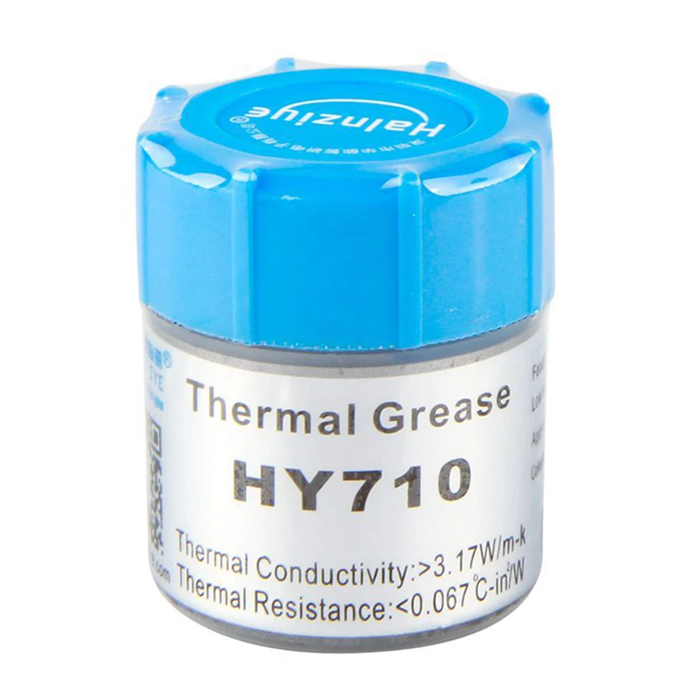 20g HY710-CN10 CPU Hardware Thermal Grease Compound Non-toxic Non-corrosive Silicone Paste Heat tasteless Conductive Paste